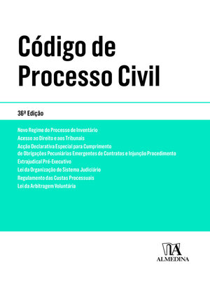 cover image of Código de Processo Civil--Edição de Bolso--36ª Edição